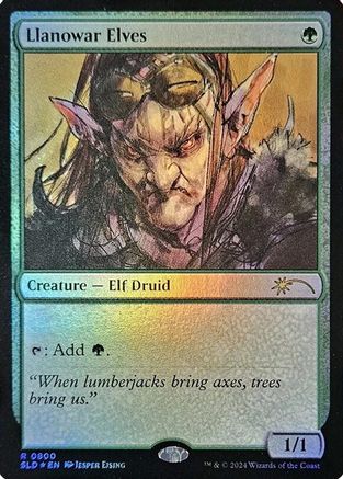 Llanowar Elves (800) Foil - Secret Lair Drop Series
