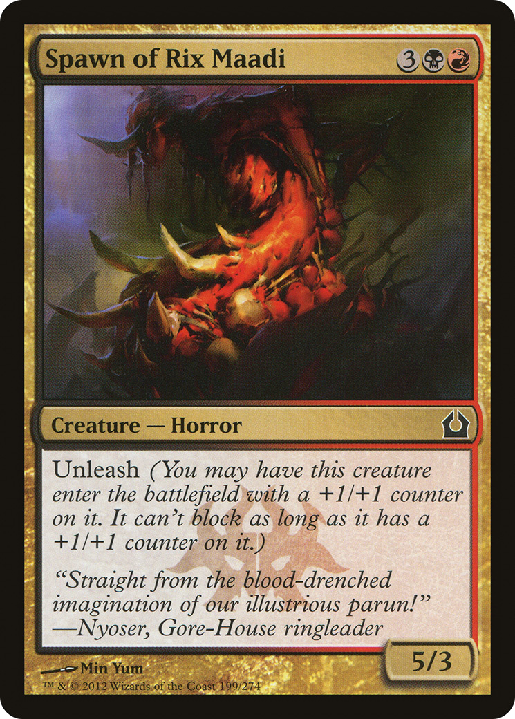 Spawn of Rix Maadi (199) Foil - Return to Ravnica