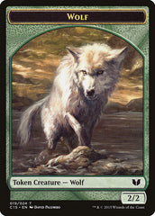 Spider // Wolf Double-Sided Token [Commander 2015 Tokens] | Silver Goblin