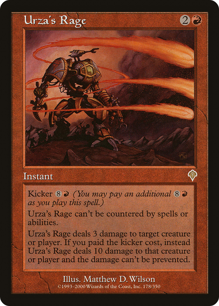 Urza's Rage [Invasion] Foil