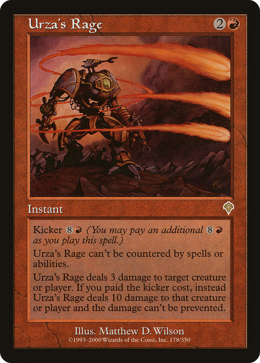 Urza's Rage [Invasion] Foil