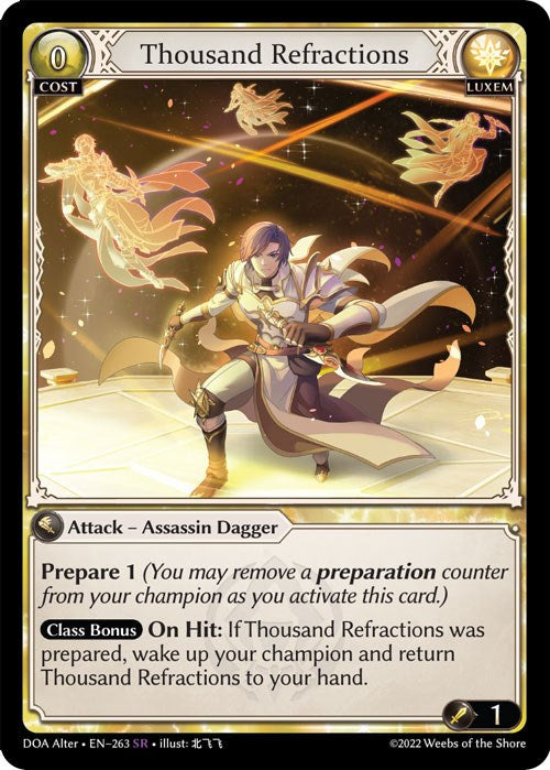 Thousand Refractions (263) [Dawn of Ashes: Alter Edition] Foil