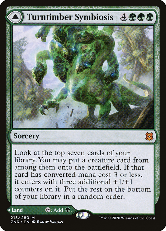 Turntimber Symbiosis // Turntimber, Serpentine Wood [Zendikar Rising] Foil
