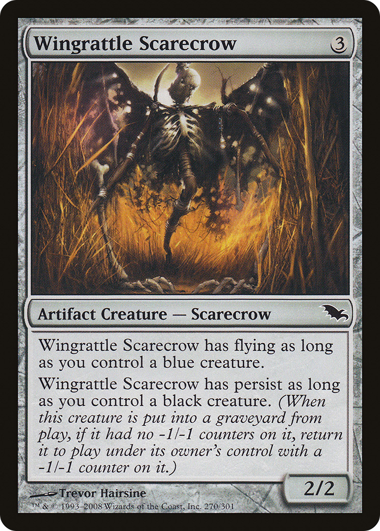 Wingrattle Scarecrow (270) Foil - Shadowmoor
