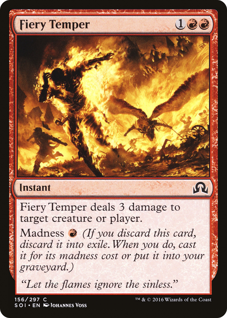 Fiery Temper (156) Foil - Shadows over Innistrad