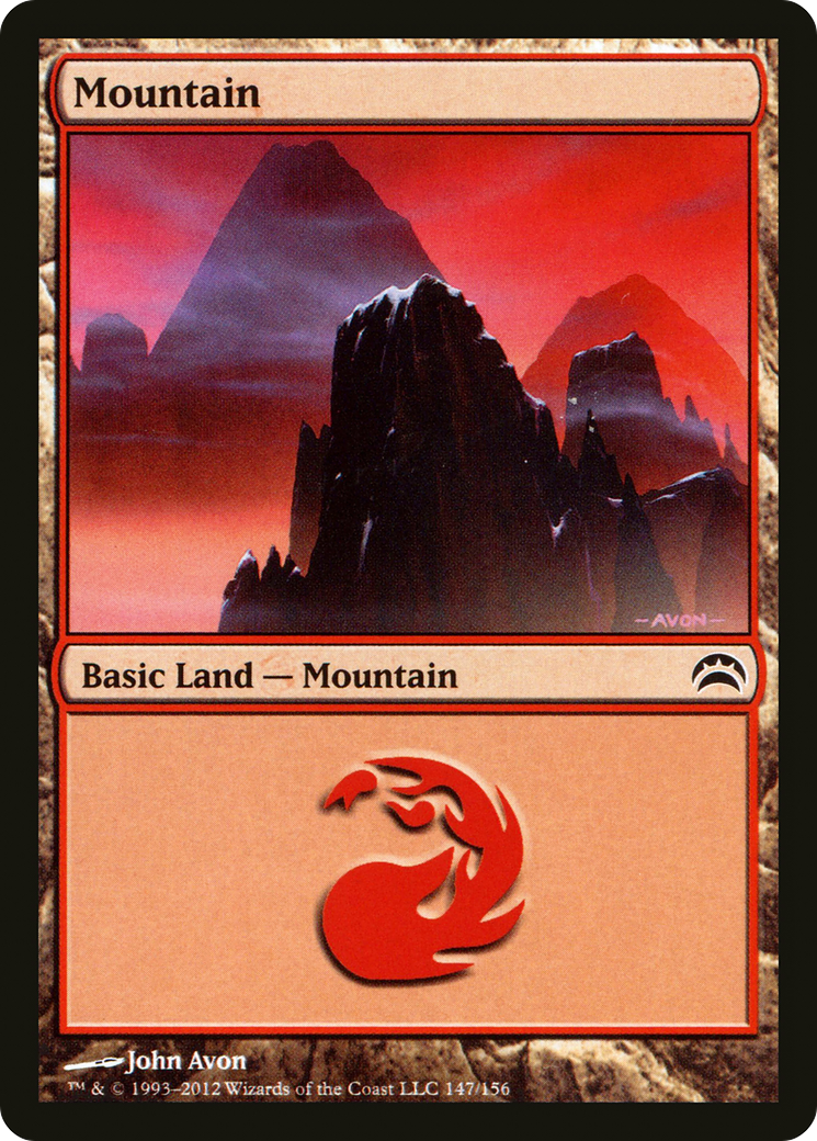 Mountain (147) Foil - Planechase 2012
