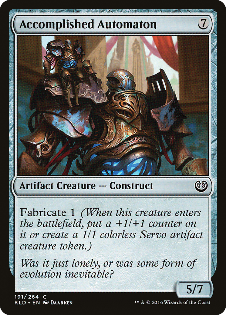 Accomplished Automaton [Kaladesh] | Silver Goblin