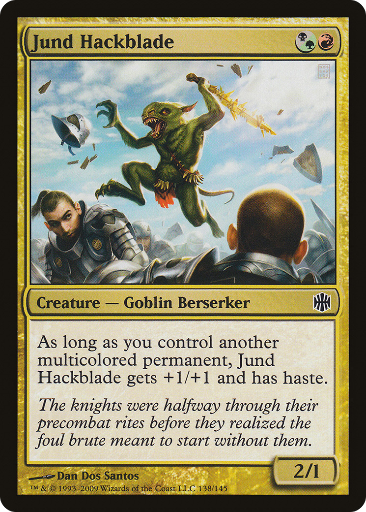 Jund Hackblade (138) Foil - Alara Reborn