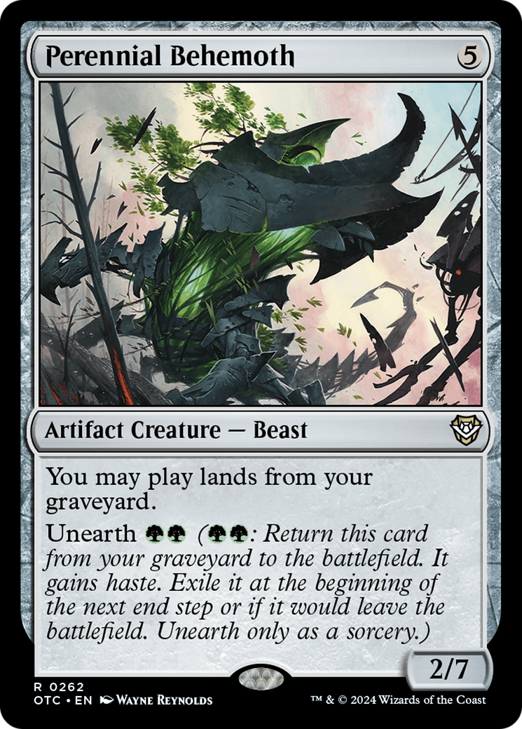 Perennial Behemoth (262) - Outlaws of Thunder Junction Commander