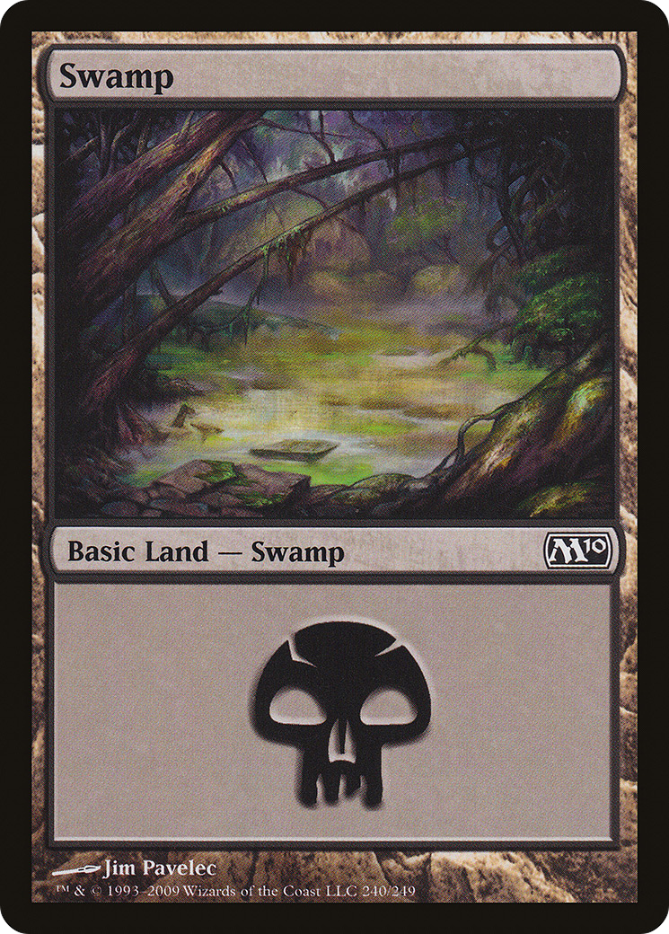 Swamp (240) Foil - Magic 2010