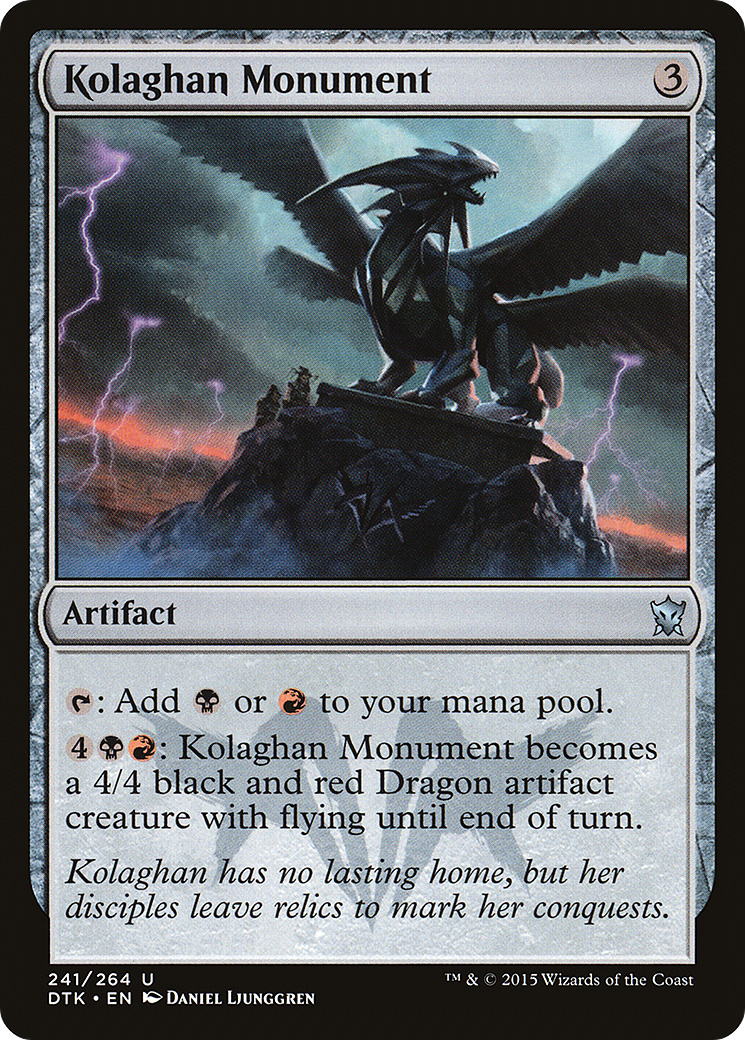 Kolaghan Monument (241) Foil - Dragons of Tarkir