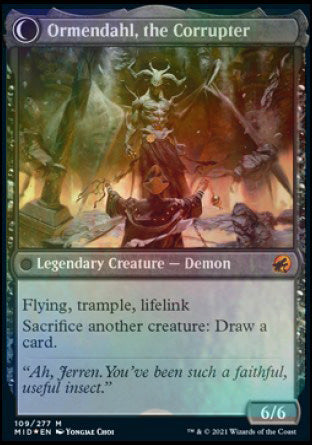 Jerren, Corrupted Bishop (109) Foil - Innistrad: Midnight Hunt Promos