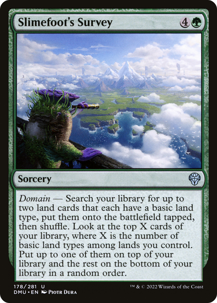 Slimefoot's Survey [Dominaria United] Foil