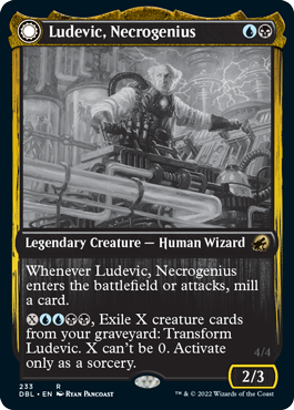 Ludevic, Necrogenius (233) Foil - Innistrad: Double Feature