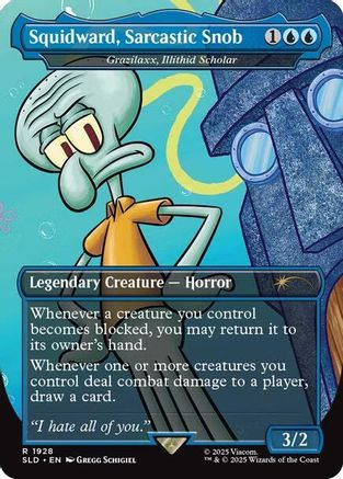 Grazilaxx, Illithid Scholar (1928) - Secret Lair Drop