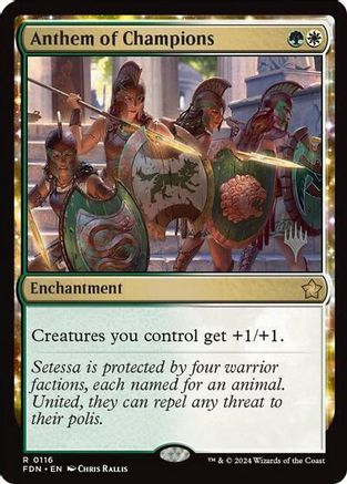 Anthem of Champions (116) - Promo Pack: Aetherdrift