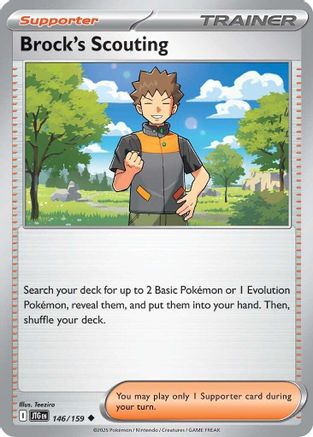 Brock's Scouting - 146/159 (146) - SV09 Journey Together