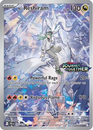 N's Reshiram - 167/159 (Journey Together Stamped) (167) Holofoil - Miscellaneous Cards & Products