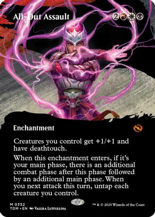 All-Out Assault (Borderless) (352) - Tarkir: Dragonstorm
