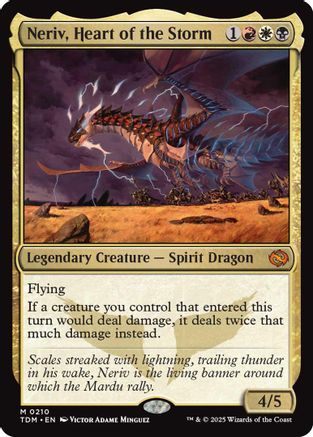 Neriv, Heart of the Storm (210) Foil - Tarkir: Dragonstorm