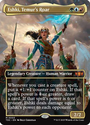 Eshki, Temur's Roar (Borderless) (003) - Commander: Tarkir: Dragonstorm
