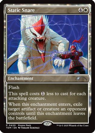 Static Snare Foil (420) - Promo Pack: Tarkir: Dragonstorm