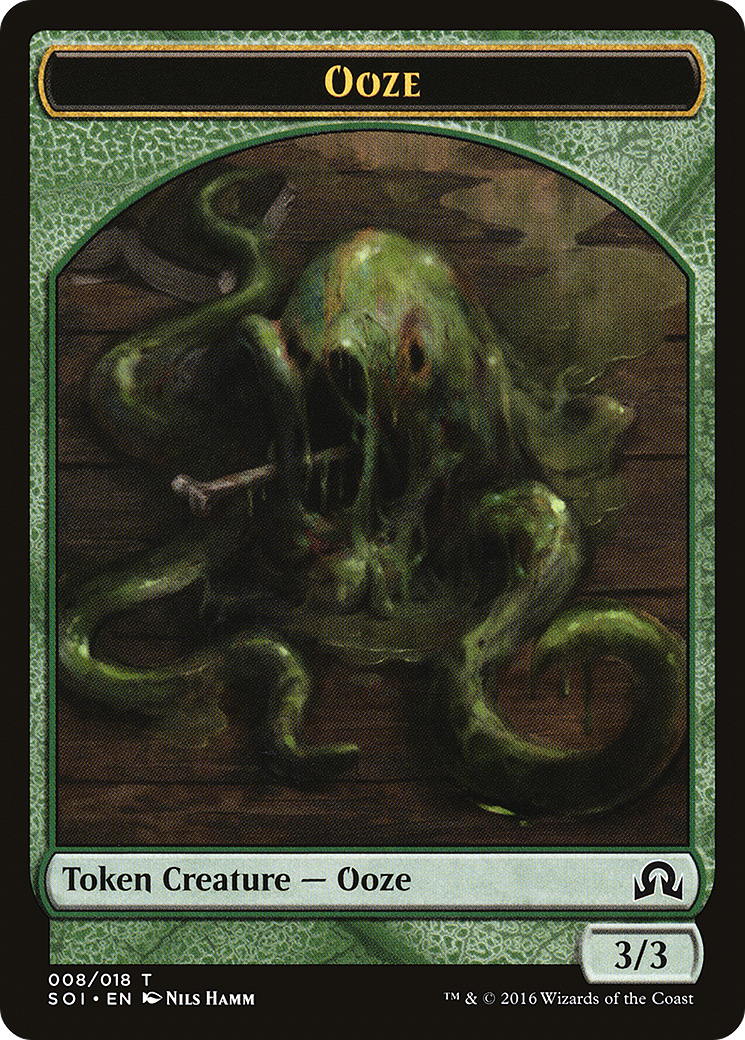 Ooze Token [Shadows over Innistrad Tokens] | Silver Goblin