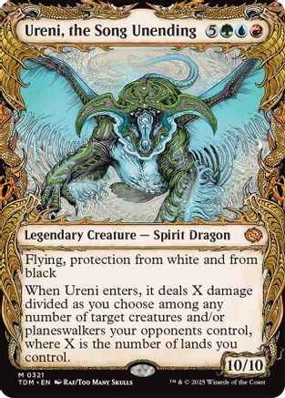 Ureni, the Song Unending (Showcase) (321) Foil - Tarkir: Dragonstorm
