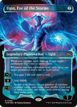 Ugin, Eye of the Storms (Showcase) (399) Foil - Tarkir: Dragonstorm