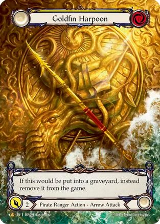 Goldfin Harpoon (Treasure) (SEA093) Cold Foil - High Seas