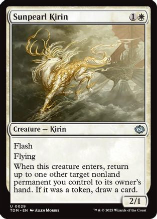 Sunpearl Kirin (029) Foil - Tarkir: Dragonstorm