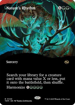 Nature's Rhythm (Borderless) (349) - Tarkir: Dragonstorm