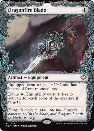 Dragonfire Blade (Showcase) (324) Foil - Tarkir: Dragonstorm