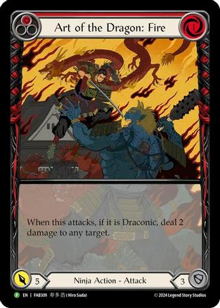Art of the Dragon: Fire (FAB309) Rainbow Foil - FaB Promos