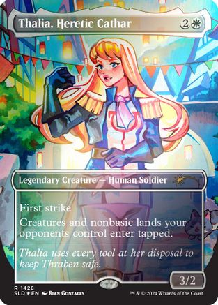 Thalia, Heretic Cathar (1428) Foil - Secret Lair Drop Series