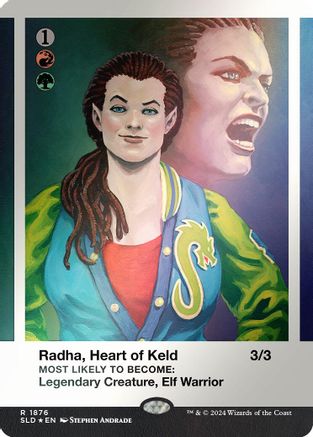 Radha, Heart of Keld (1876) Foil - Secret Lair Drop Series