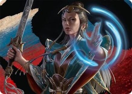 Narset, Jeskai Waymaster Art Card (44/54) (044) - Art Series: Tarkir: Dragonstorm