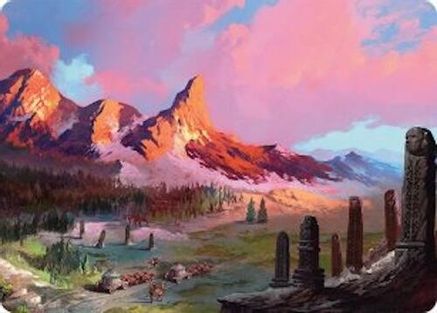 Rugged Highlands Art Card (29/54) (029) - Art Series: Tarkir: Dragonstorm