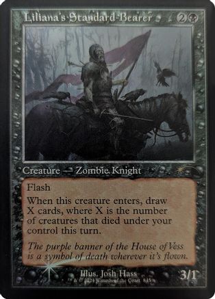 Liliana's Standard Bearer (Retro) (845) Foil - Secret Lair Drop