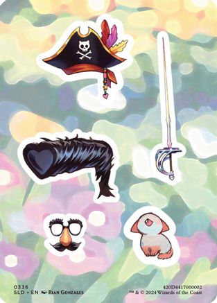 Sticker sheet (336) - Secret Lair Drop