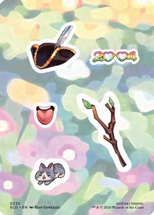 Sticker sheet (335) - Secret Lair Drop