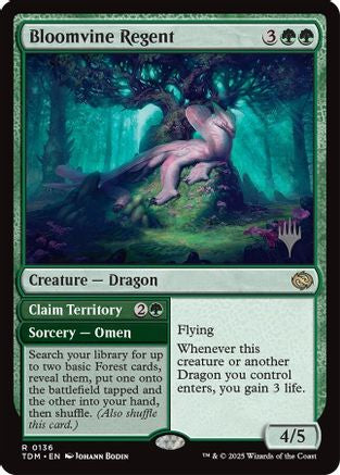 Bloomvine Regent Foil (136) - Promo Pack: Tarkir: Dragonstorm