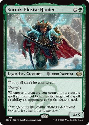 Surrak, Elusive Hunter Foil (161) - Promo Pack: Tarkir: Dragonstorm