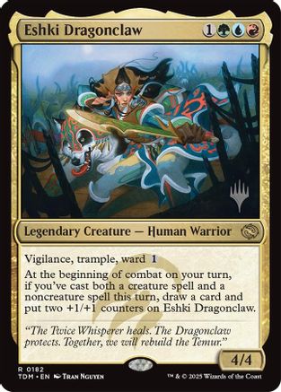 Eshki Dragonclaw (182) - Promo Pack: Tarkir: Dragonstorm