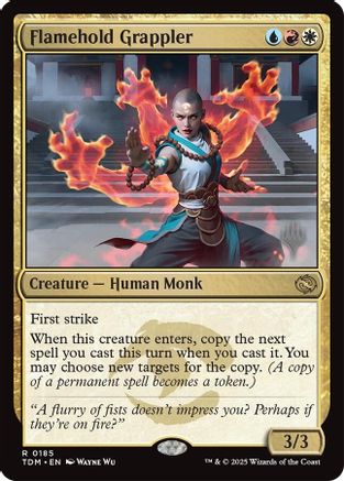 Flamehold Grappler (185) - Promo Pack: Tarkir: Dragonstorm