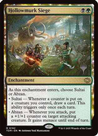 Hollowmurk Siege Foil (192) - Promo Pack: Tarkir: Dragonstorm