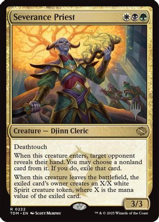 Severance Priest (222) - Promo Pack: Tarkir: Dragonstorm