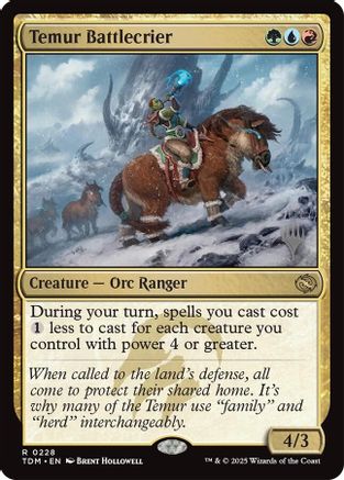 Temur Battlecrier (228) - Promo Pack: Tarkir: Dragonstorm