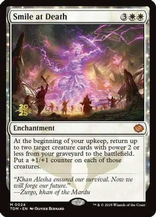 Smile at Death (Prerelease) (024) Foil - Tarkir: Dragonstorm
