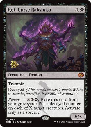 Rot-Curse Rakshasa (Prerelease) (087) Foil - Tarkir: Dragonstorm